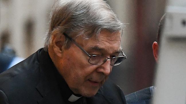 Cardinal George Pell leaves the Supreme Court of Victoria in June 2019. Picture: AAP