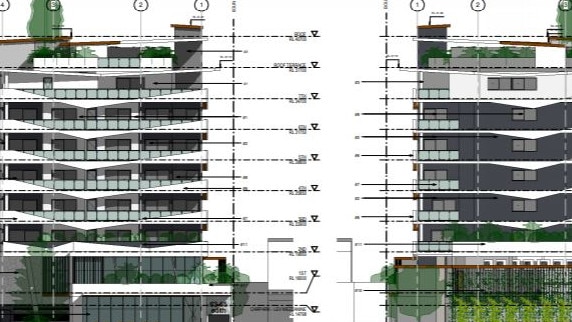 The plans for a 28-unit, eight-storey complex on Edith St.