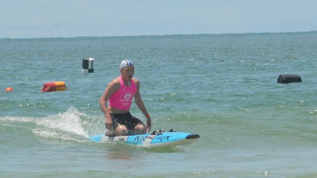 Action from the Queensland Youth Surf Life Saving Championships on February 17.