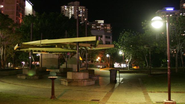 Neal Shannon Park, which once sat above Bruce Bishop carpark. Picture: David Clark