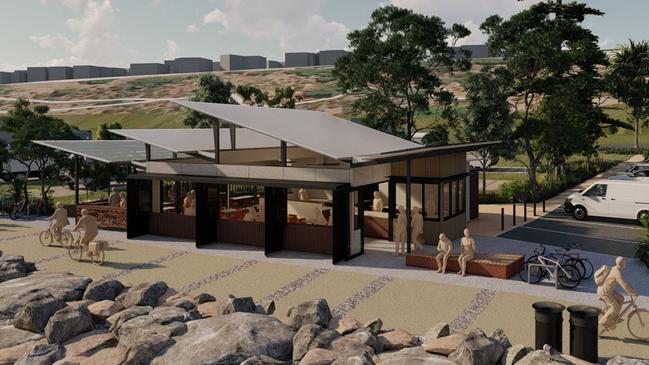 Impressions of the new Kingston Park Kiosk. Picture: City of Holdfast Bay