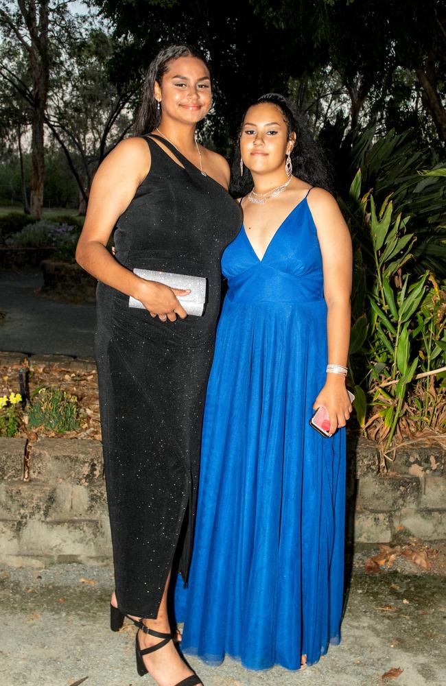 Nakia Sebasio and Kirrah Ramsamy-Brown. Picture: Michaela Harlow