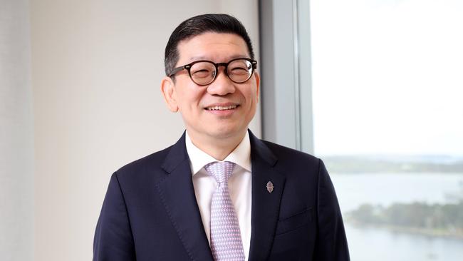 GIC chief executive Chow-Kiat Lim at the Chifley Building in Sydney. Picture: Damian Shaw