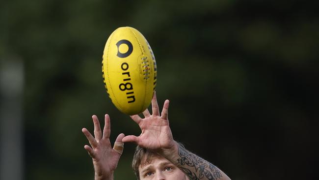 Swans ruckman Peter Ladhams will miss the next three weeks through suspension. Picture: Phil Hillyard