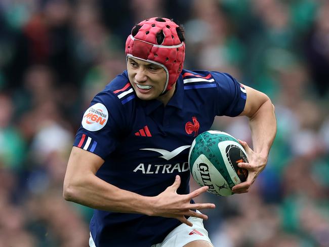 Louis Bielle-Biarrey was on the scoresheet for France. Photo: David Rogers/Getty Images.