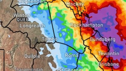 Accumulated precipitation for the 4 days leading up to Thursday. Picture: Weatherzone