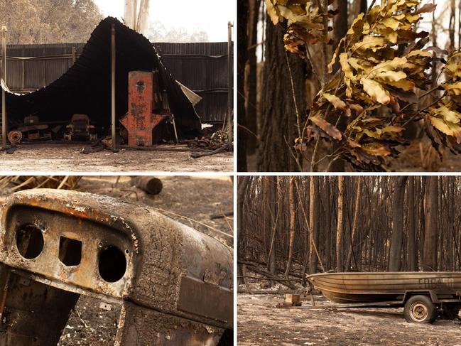 Charred homes, power out: Devastating scenes as fire-ravaged streets reopen