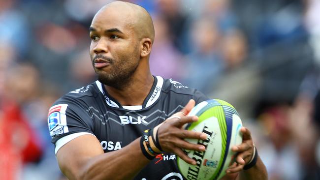 JP Pietersen scored two tries in the Sharks’ win over the Hurricanes in Durban.