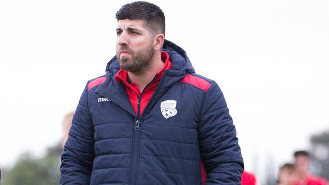 Former Adelaide United and current Adelaide City coach Paul Pezos believed his side was ready for another big NPLSA season. Picture: Supplied