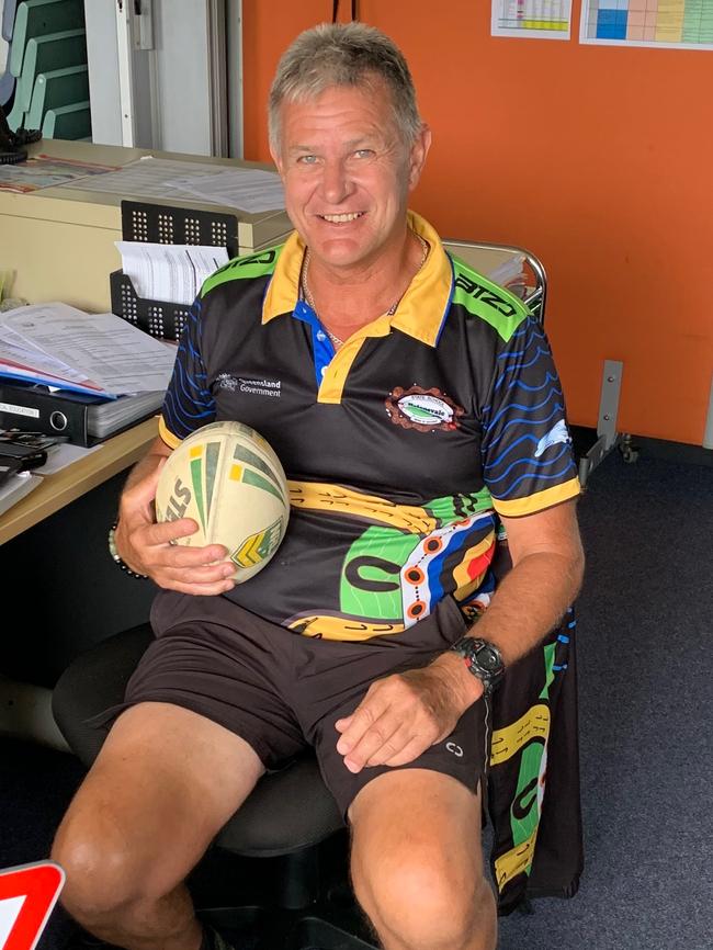 Ian Scrimgeour is the NRL's Gold Coast teacher of the year.