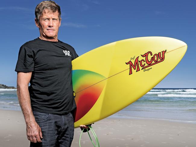 Neil Cameron, president of the area’s Boardriders Club, said the lack of nets had ­potentially massive economic implications. Picture: Luke Marsden.