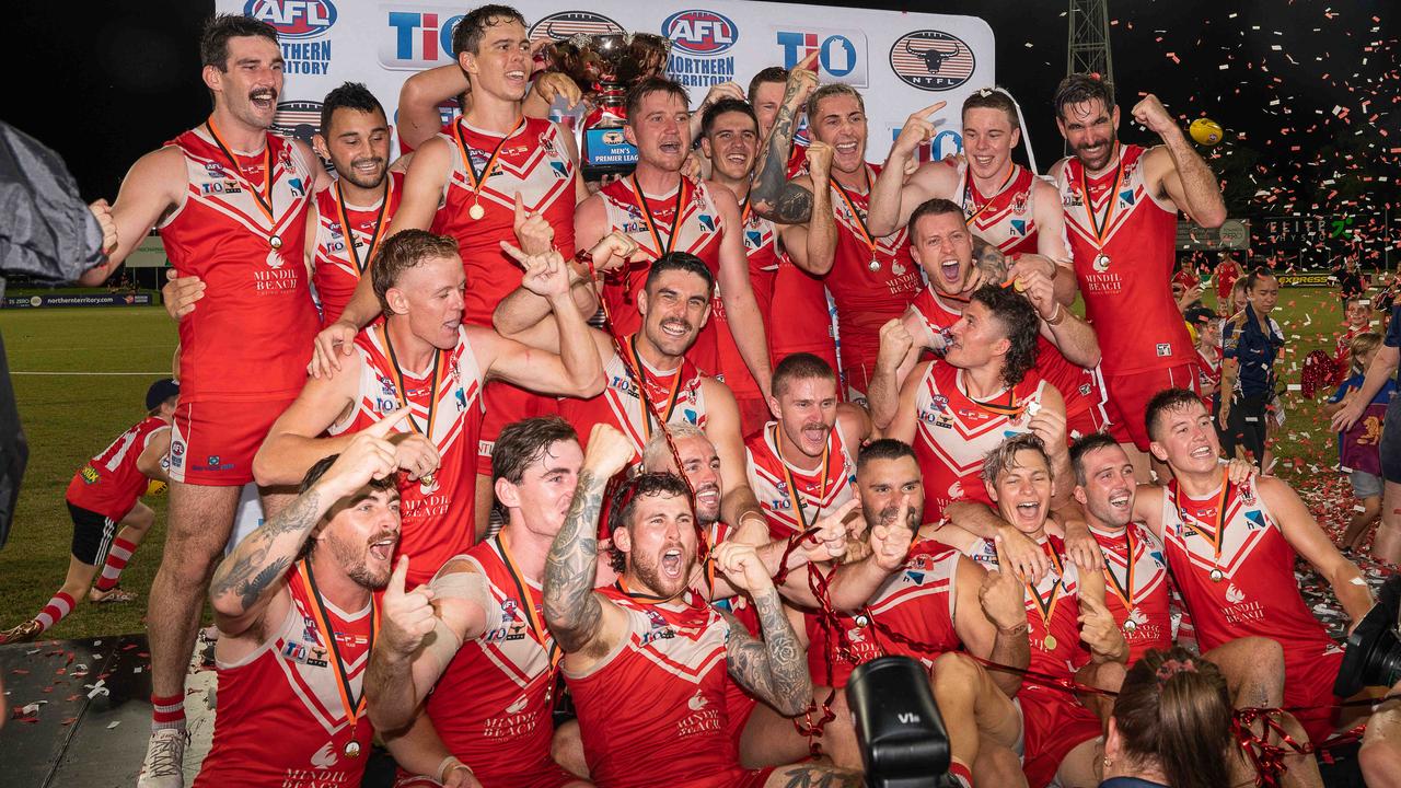 Waratah won the 2022-23 NTFL premiership in a grand final win against Southern Districts. Picture: Pema Tamang Pakhrin