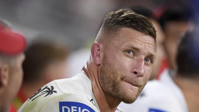 Tariq Sims could be spending more time on the bench. Picture: NRL Photos