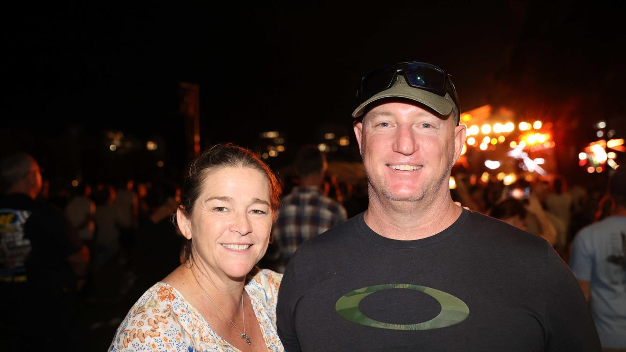 Alice Roser and Matt Roser at the Lookout Festival 2024 at Broadwater Parklands for Gold Coast at Large. Picture: Portia Large