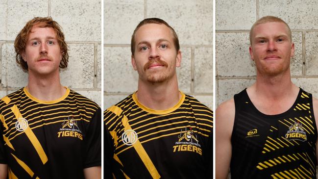 (L-R) Caleb Higgins, Heath Beaumont and Ryan Dunn. Supplied: Northern Districts Tigers