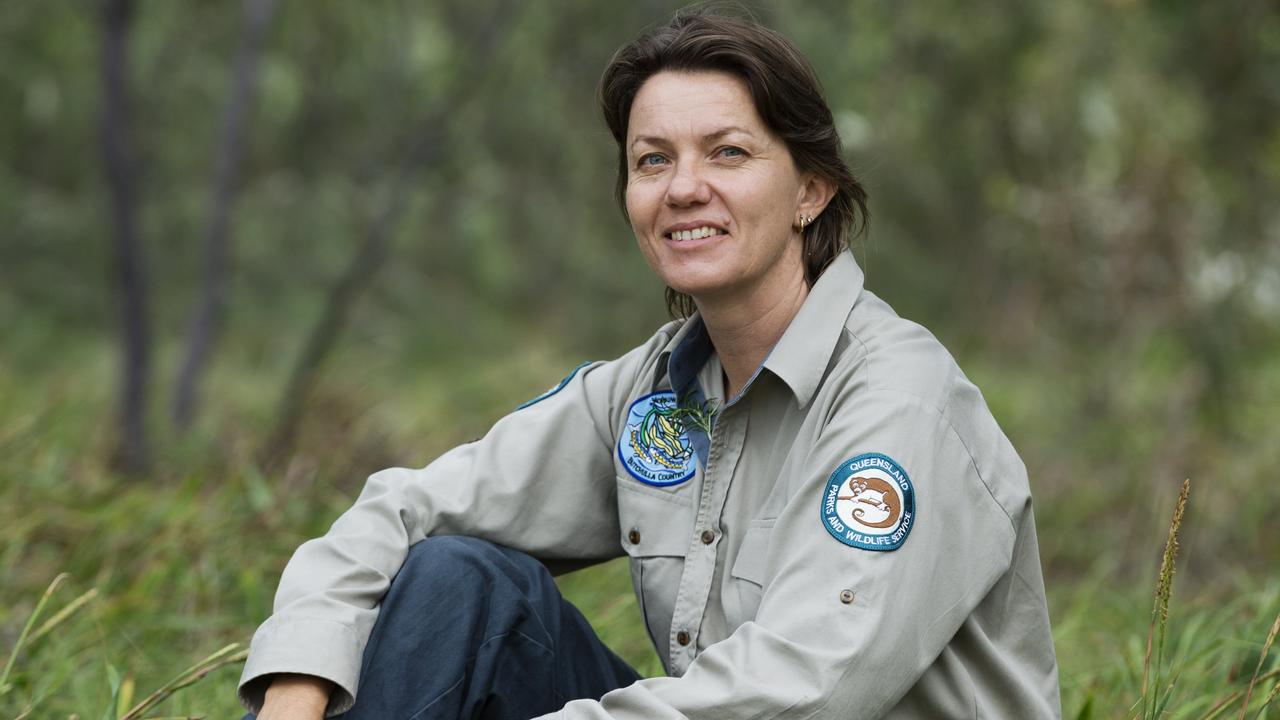 Senior Ranger Dr Linda Behrendorff at Eurong. Picture: Lachie Millard