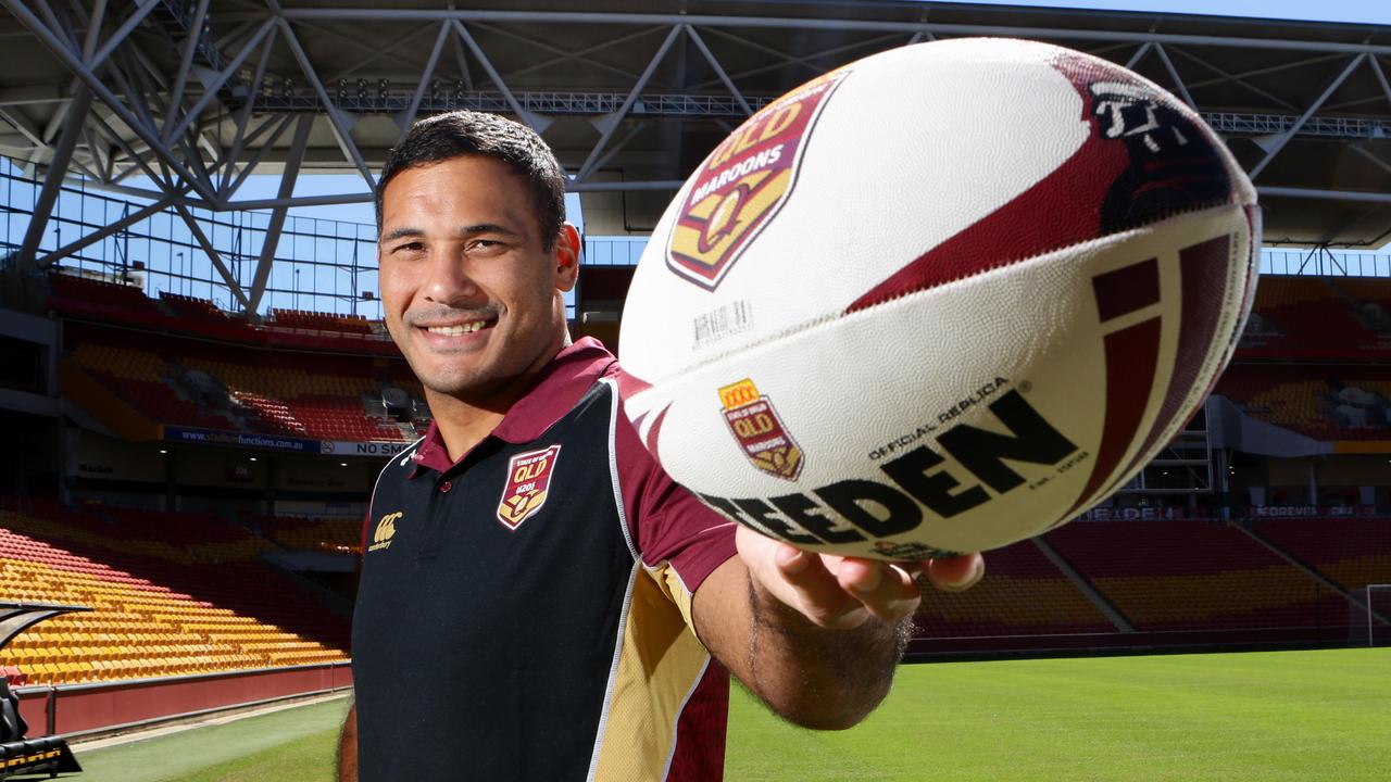 Justin Hodges is the new Queensland Origin assistant coach. Picture: Darren England.