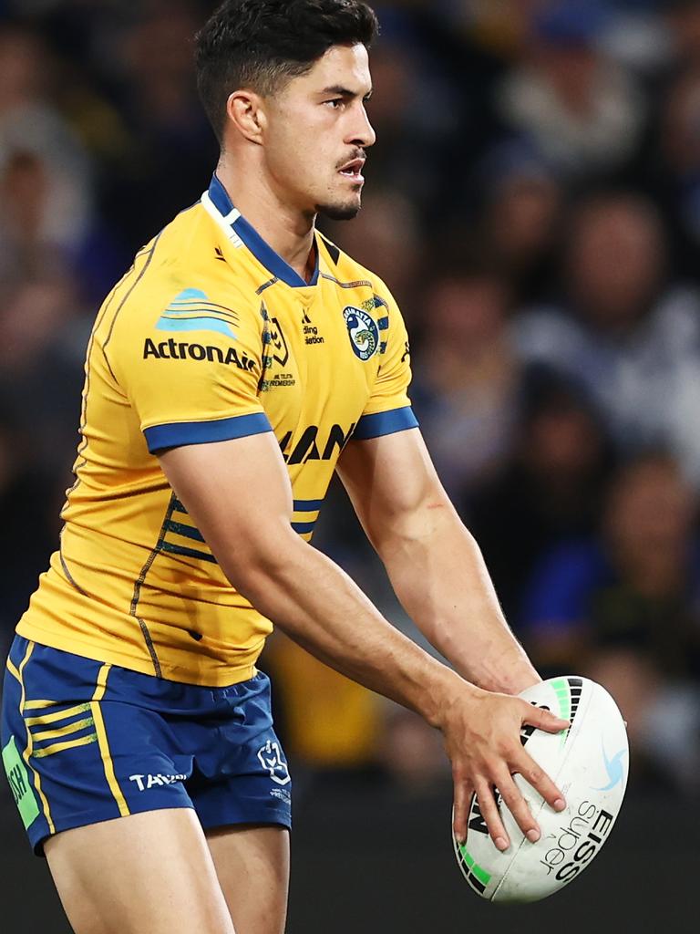 Parramatta half Dylan Brown will debut for New Zealand. Picture: Matt King/Getty Images