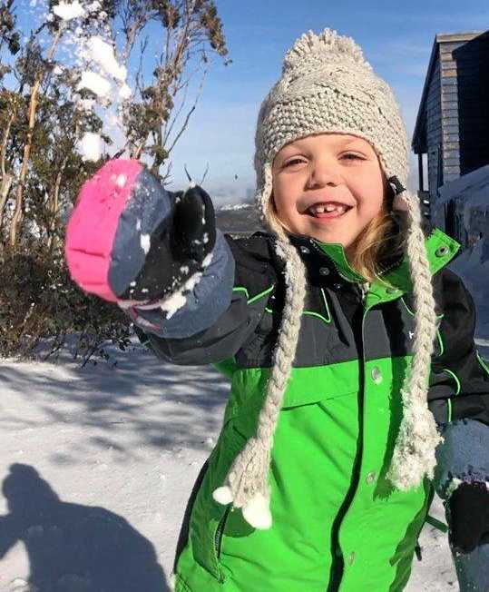Brave Mia Beats Cancer Has Dream Come True In Snow The Courier Mail