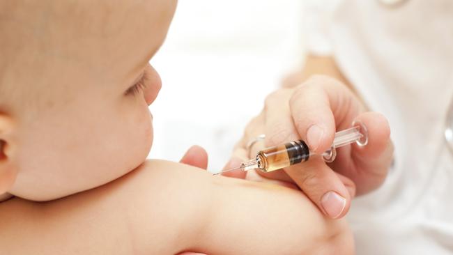 Generic photo of a small child being vaccinated with a needle.   Vaccination / vaccine / baby   Picture: iStock