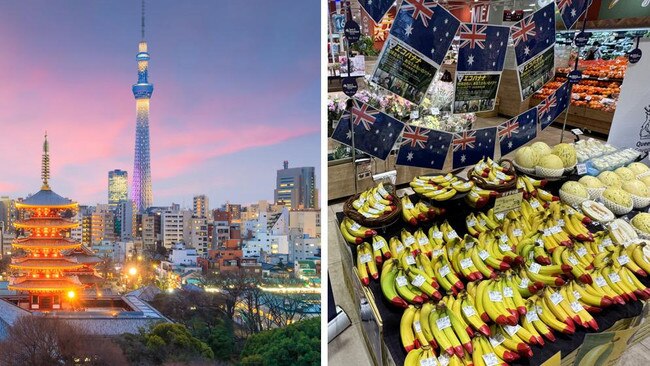 Bowen’s famous fruits and veggies and their producers have gone all the way to Japan to share a taste of North Queensland with a market of 125 million people. See all the details about the trip. Picture: Contributed