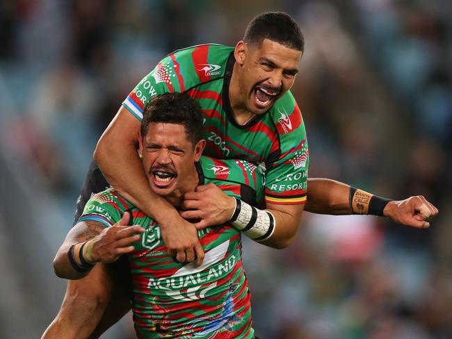 Dane Gagai and Cody Walker had a day out last week. Picture: Jason McCawley/Getty Images