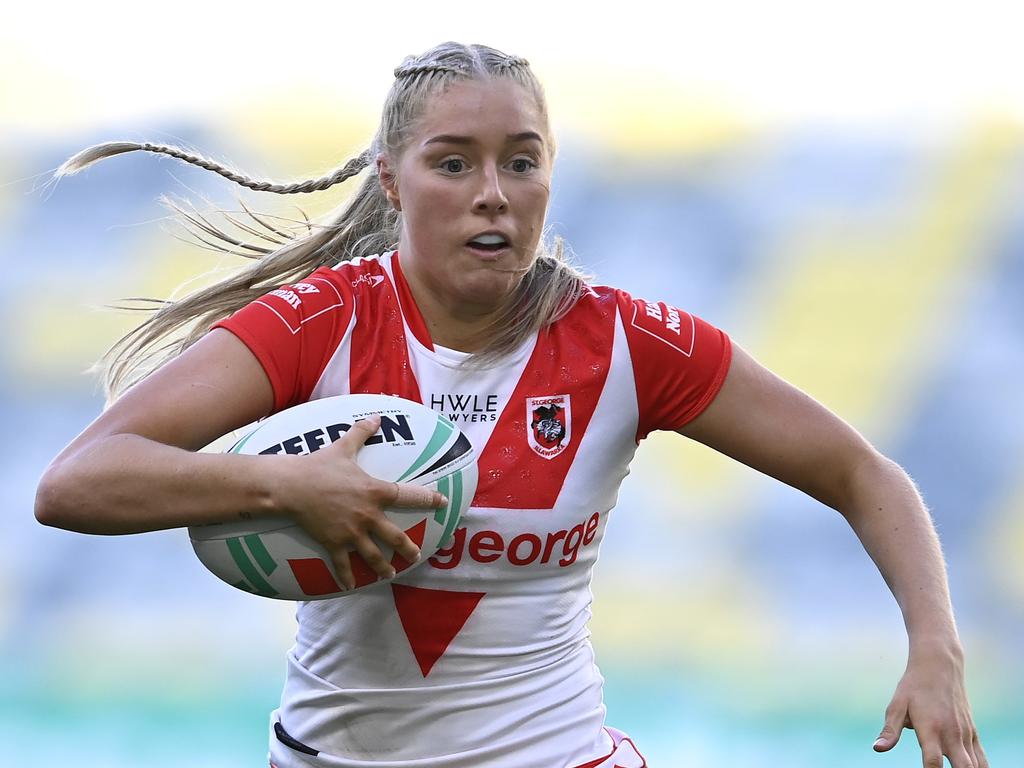 Watch the above video of the first episode of the In Her Own League series, this week looking at Teagan Berry. Picture: Ian Hitchcock/Getty Images