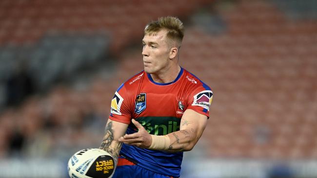 Jones is highly regarded in the Newcastle system. Picture: NRL Photos/Gregg Porteous