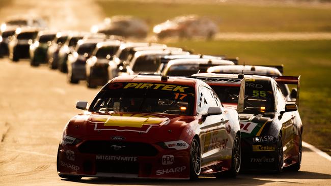 Supercars at Winton raceway. Picture: Daniel Kalisz/Getty