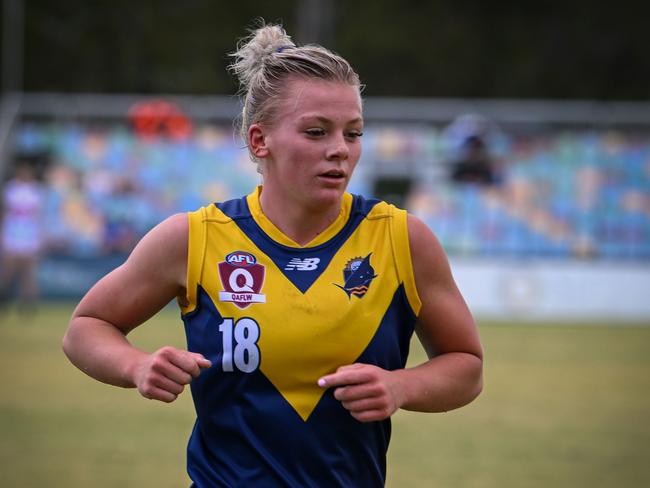 Bond University player Ava Usher. Pictures: Deion Menzies/Highflyer Images