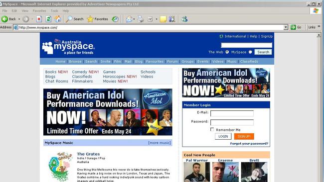 myspace.com was a slice of pre-AI internet.