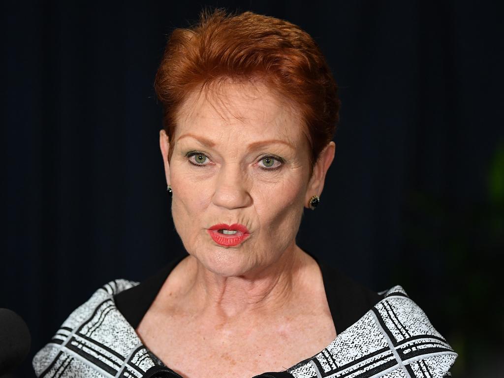 Pauline Hanson supports Israel Folau.