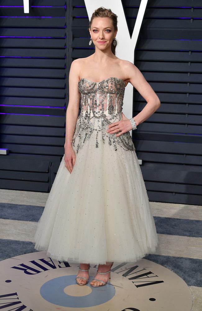 Amanda Seyfried attends the 2019 Vanity Fair Oscar Party hosted by Radhika Jones at Wallis Annenberg Center for the Performing Arts on February 24, 2019 in Beverly Hills, California. (Photo by Dia Dipasupil/Getty Images)