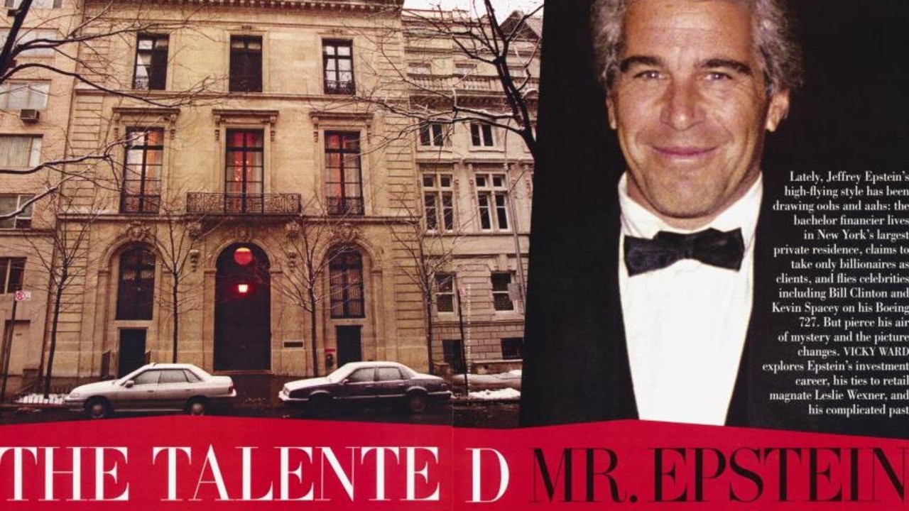 ‘The Talented Mr. Epstein’ magazine feature on Jeffrey Epstein in Vanity Fair.