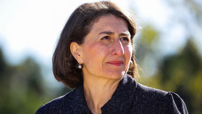 Premier Gladys Berejiklian opening the final 300 metre section of the Barangaroo foreshore walk in Sydney, Australia. Picture: NCA NewsWire / Gaye Gerard