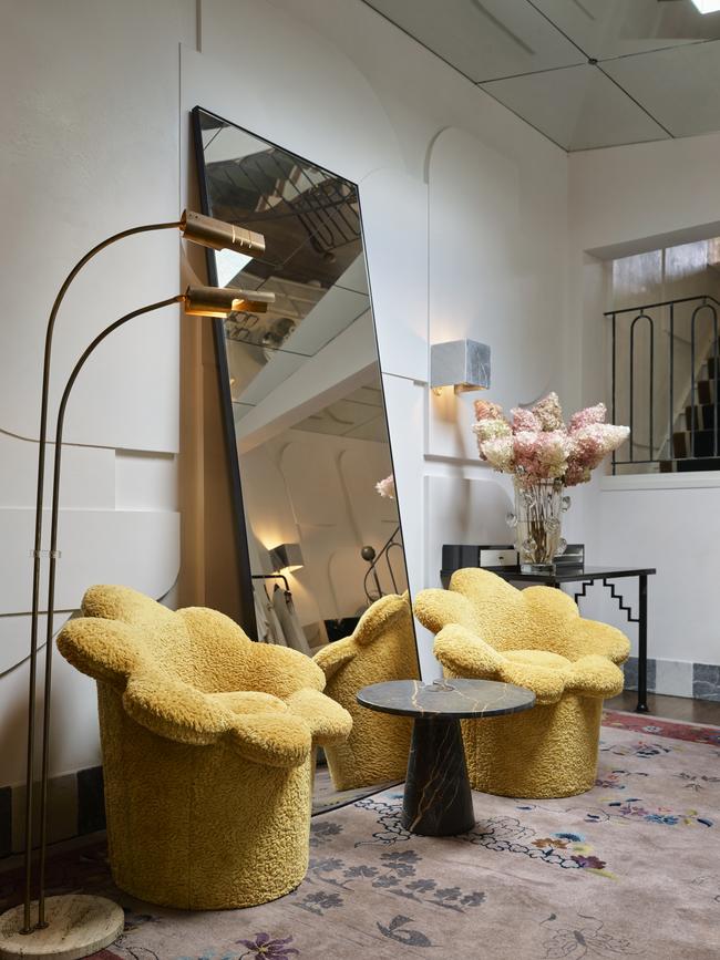 Tamsin Johnson's French Flower chairs in P. Johnson Femme.