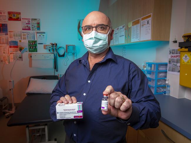 Dr Joe Garra is a local GP who wants to band together with other local doctors to help administer the AstraZeneca coronavirus vaccine to the community more quickly.Picture by Wayne Taylor 31st March 2021