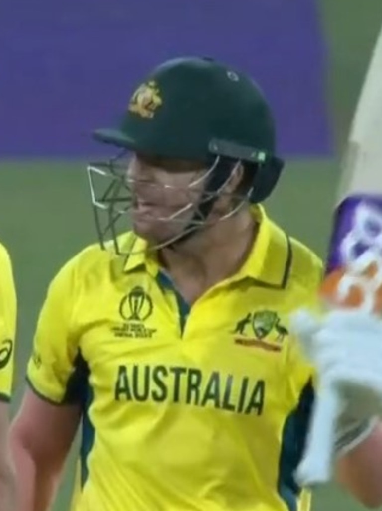 Warner was furious. Photo: Fox Sports