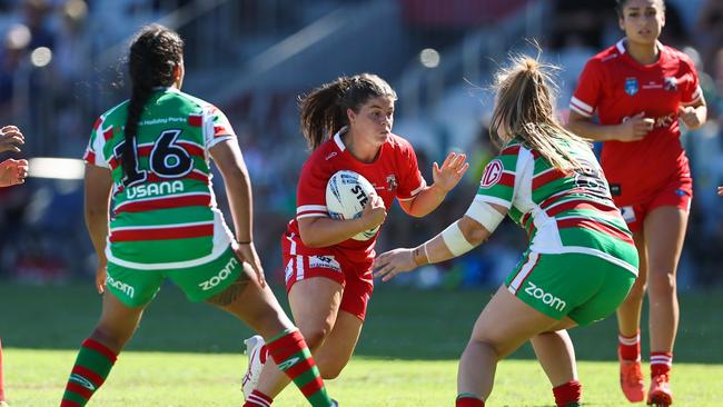 Kaarla Cowan, pictured here in round one, was a positive performer from the round three loss. Photo: Denis Ivaneza