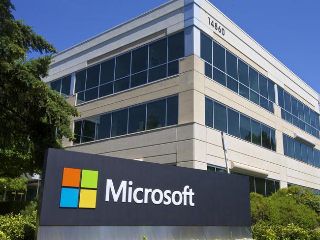 Microsoft has recently announced it will cut up to 18,000 jobs, the largest lay-off in the company's history. Pic: Stephen Brashear/Getty Images/AFP.