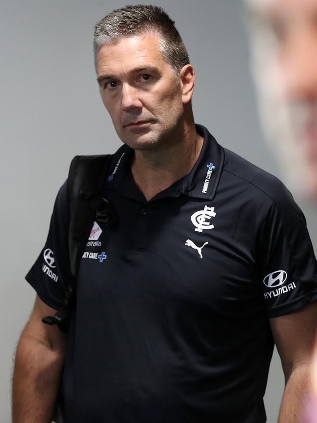 Stephen Silvagni at last week’s national draft. Picture: Michael Klein