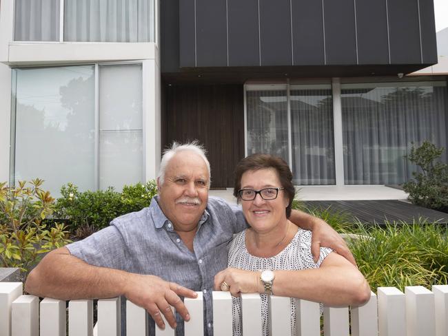 Constantine Tripodis and his wife Angela are downsizing and selling their property at 9 Bayview Cresent Black Rock. The pair expect to score a premium sale for the luxury home with their suburb being named as one of the locations with the biggest daily dollar increase in median house prices. Picture: Tony Gough