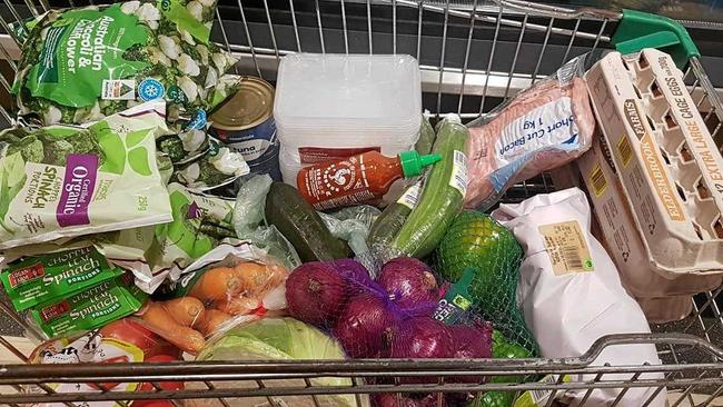 CLEAN EATING: Warren said his grocery shopping has changed drastically over the last year. Picture: Warren Maltby