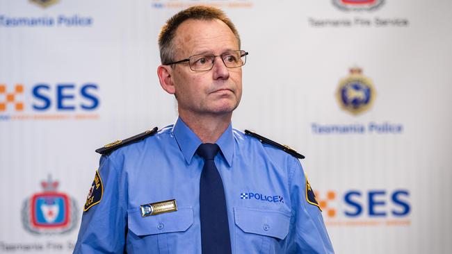 Tasmania Police Assistant Commissioner, Adrian Bodnar. Picture: Linda Higginson