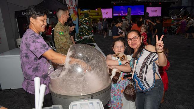 Much fairy floss was devoured. Picture: Pema Tamang Pakhrin