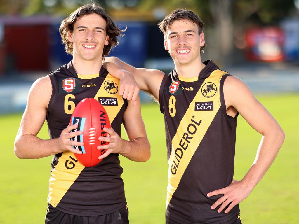 Carlton has access to Glenelg twins Ben and Lucas Camporeale as father-son’s in November’s national draft. Cory Sutton