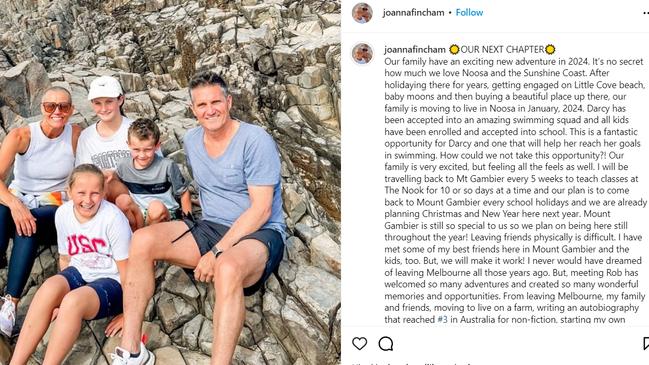 Farmer Wants a Wife stars Jo and Rob Hodges with children Darcy, Maggie and Roy. Picture: Instagram