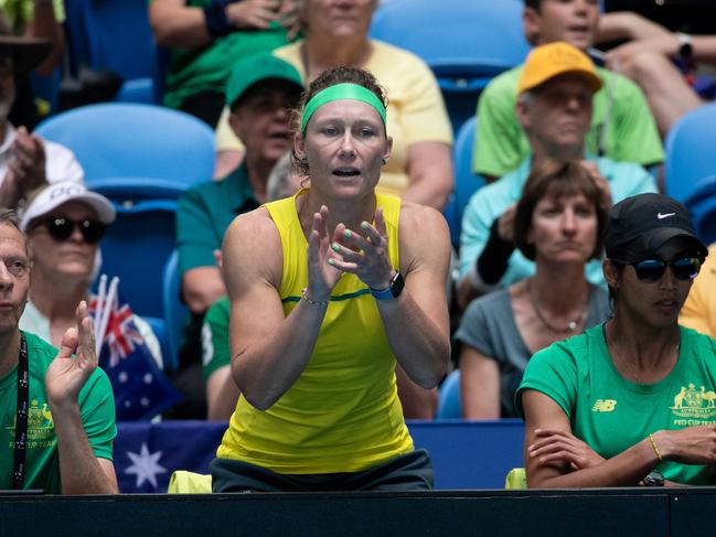 Sam Stosur could make her Queensland swansong at the event. Picture: AAP Image/Fiona Hamilton