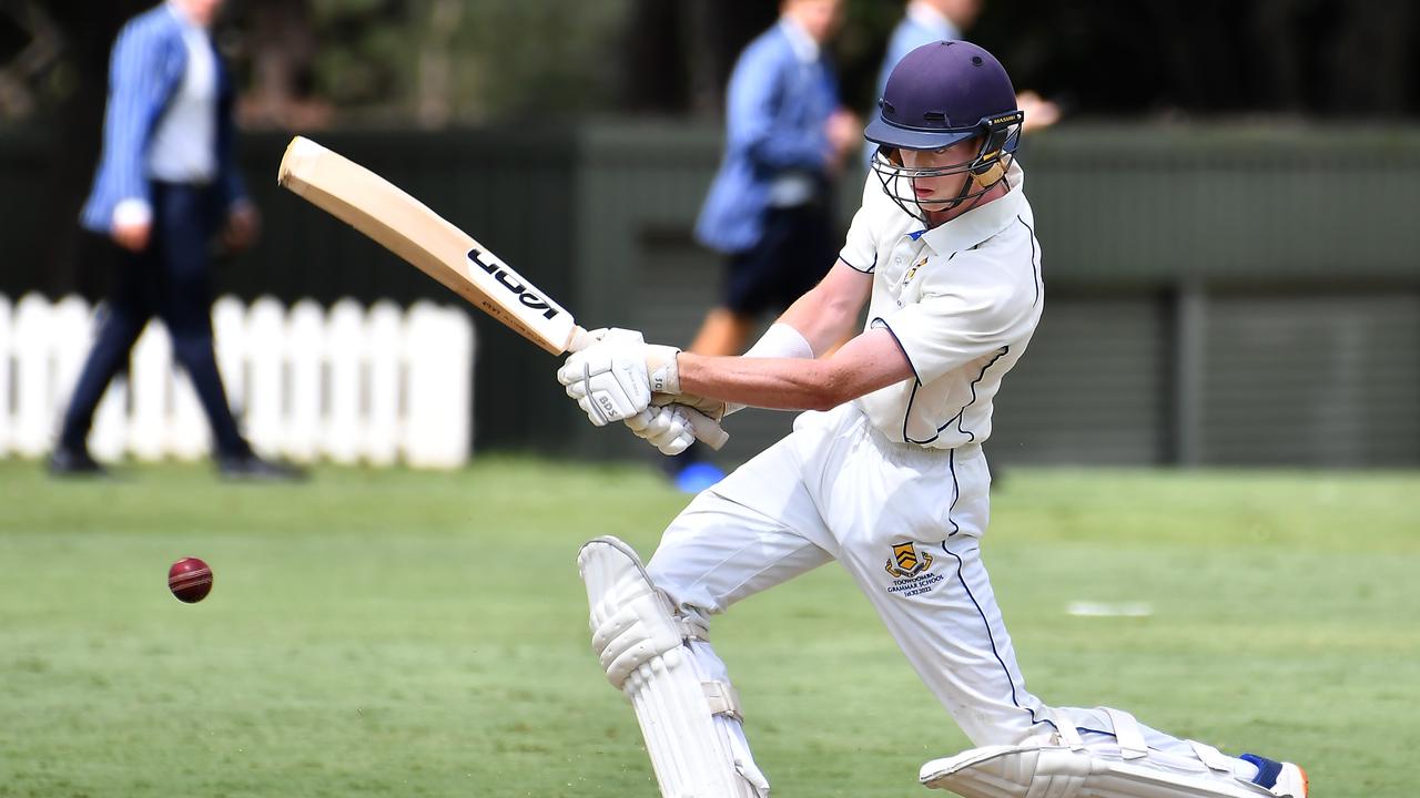 Toowoomba Grammar School batsman Callum Galvin. Picture, John Gass.