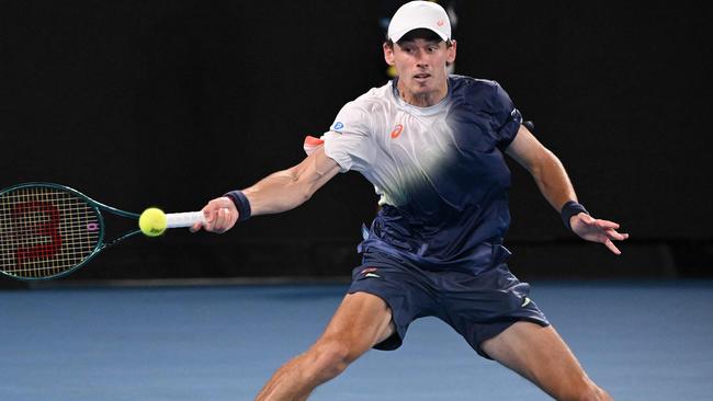 Alex de Minaur is making believers of us all. Photo by WILLIAM WEST / AFP.